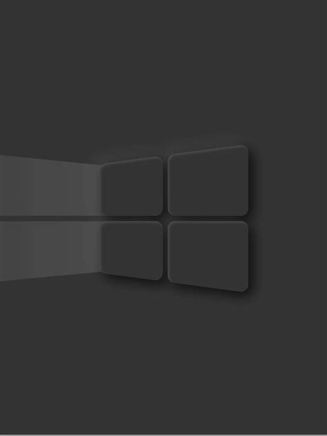 1620x2160 Windows 10 Dark Mode Logo 1620x2160 Resolution Wallpaper Hd
