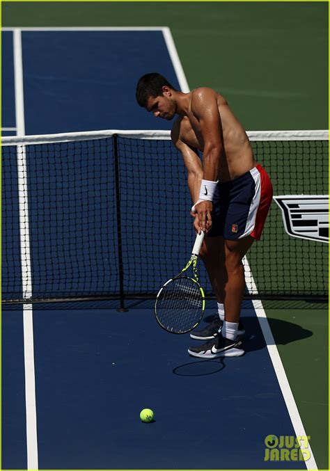 Carlos Alcaraz Is Your New Tennis Crush See His Shirtless U S Open Practice Photos