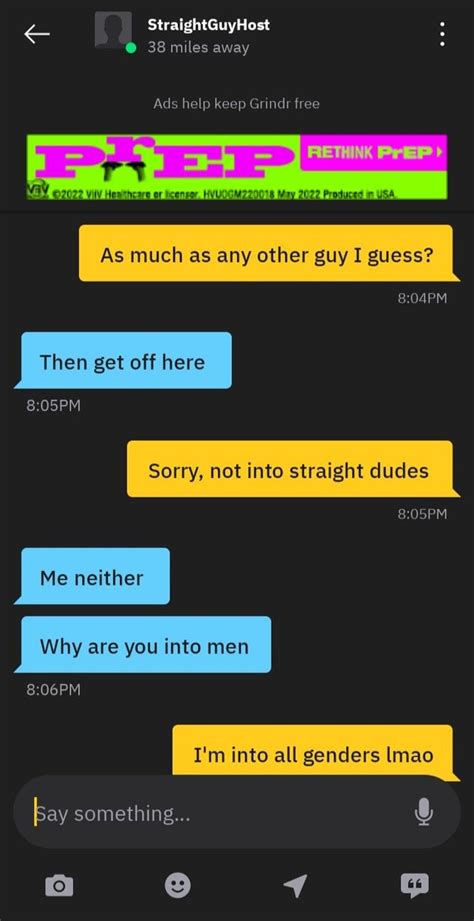 Local Straight Dude Makes Me Think Why Am I Into Men 🤔 Rlolgrindr