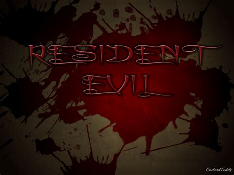 Resident Evil Blood By Undeadteddy On Deviantart