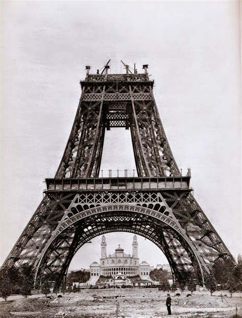 Eiffel Tower During Construction In 1888 Paris Vintage Pictures Old