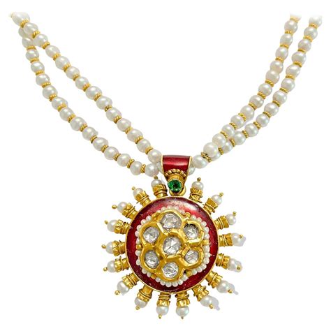 Antique Miniature Diamond Rare Huge Natural Basra Pearl Necklace For Sale At 1stdibs Basra
