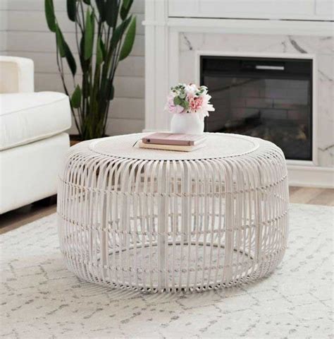 decorative and useful here are 5 recommendations of round white rattan coffee table