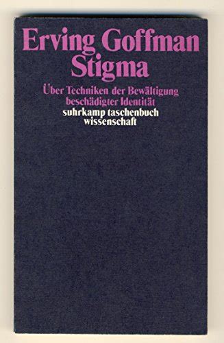 Stigma By Erving Goffman Abebooks