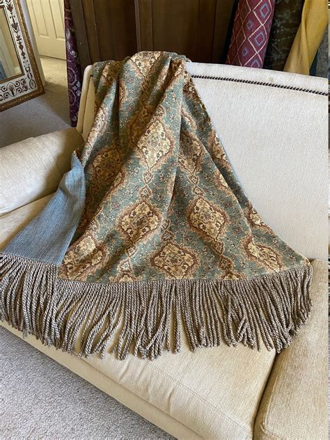 Moroccan Old World Tapestry Throw Blanket Wall Hanging Etsy Throw