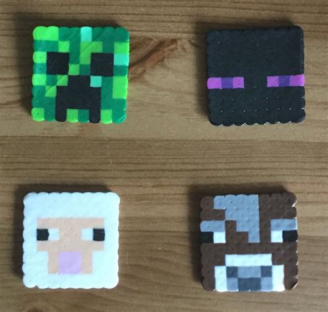 Minecraft Minecraft Inspired Perler Bead Sprite Creeper Etsy Easy