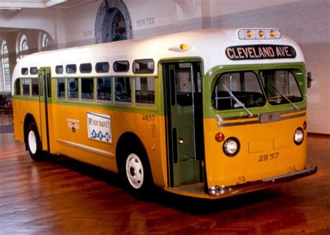 Civil Rights Landmarks Rosa Parks Bus Rosa Parks Henry Ford Museum