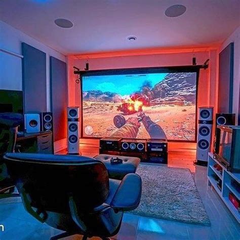 34 Fun Video Game Rooms For The Beginners Homemydesign Video Game