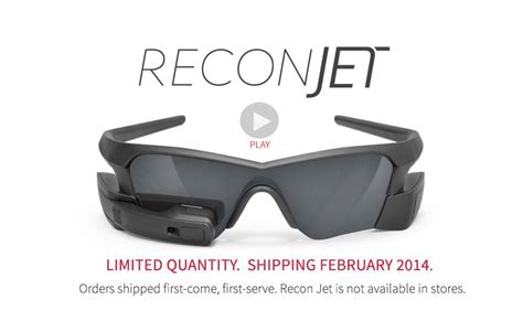 Buy Recon Jet Heads Up Display Glasses With Dual Core Processor Wi Fi