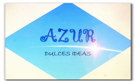 Azur Dulces Ideas