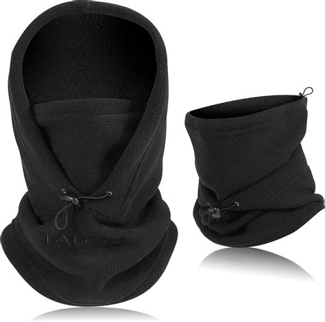 Tagvo Balaclava Windproof Ski Mask Thermal Fleece Hood Winter Multipurpose Use Unisex Face Mask