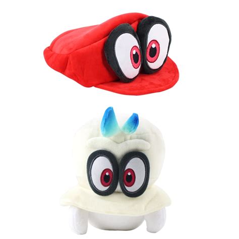 Super Mario Bros Odyssey Cappy Plush Cappy Cap Hat Soft Stuffed Cosplay