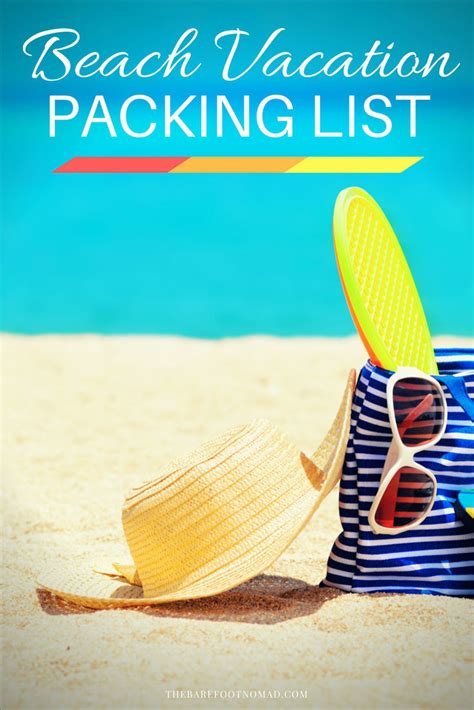 The Perfect Summer Beach Vacation Packing List