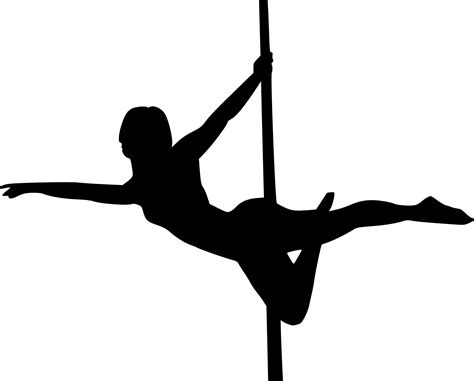 Pole Dancer Silhouettes Svg File Download Free Font Free High Quality Font