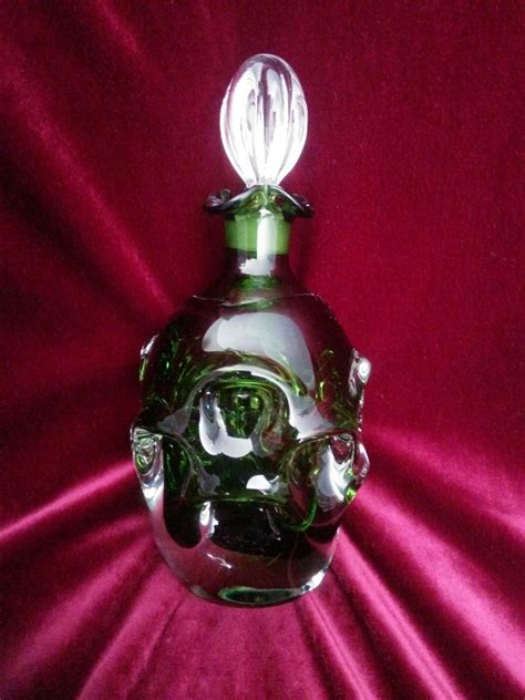 Glass Decanter Green Art Glass | Etsy | Glass art, Glass decanter, Vintage art glass