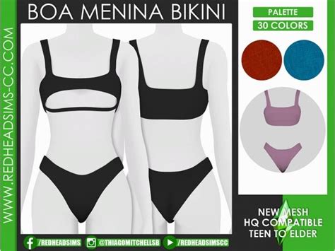 boa menina bikini the sims 4 download simsdomination sims bikinis sims 4