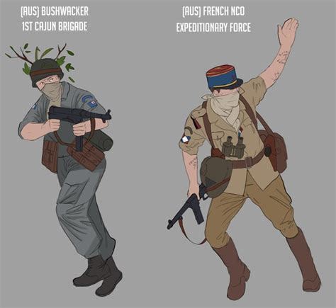 [oc] Just Some Cajun And French Nco Concept Art R Kaiserreich