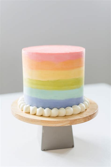 Green Velvet Rainbow Cake Cake By Courtney