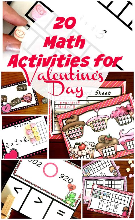 20 Free Valentine Math Activities For Kindergarten Through 5th Graders