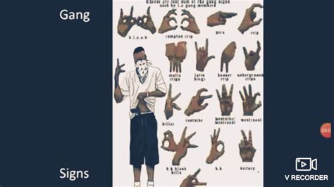 Guide To Gang Hand Signs