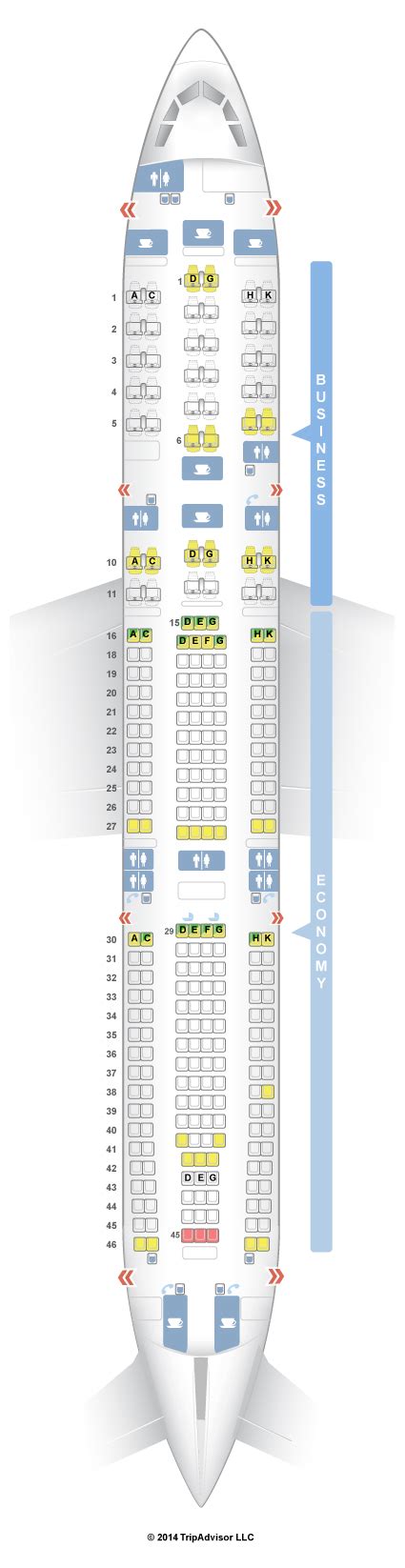 Seatguru Seat Map Lufthansa Airbus A340 300 343 V3