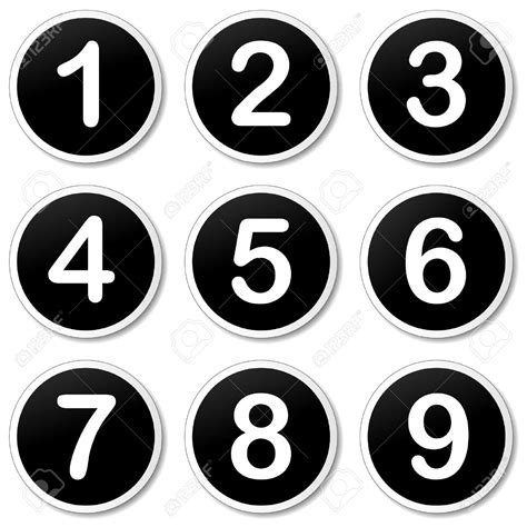 Circle Clip Art Numbers 1 10 Images And Photos Finder