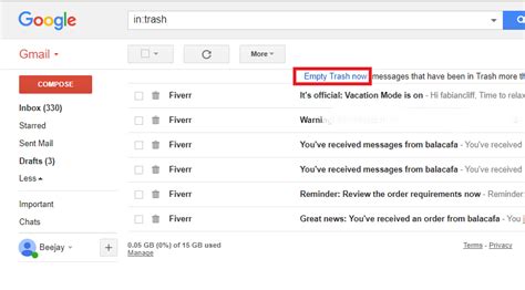 How To Empty Gmail Trash Easiest Method Ever