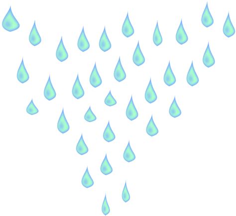 Rain Drop Clip Art Rain Png Download 12801174 Free Transparent