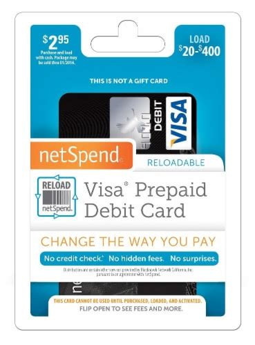 The sdccu cash card is a prepaid reloadable debit card that makes it easy to access your cash. Fry's Food Stores - NetSpend Visa Reloadable Prepaid Debit Card, 1 ct