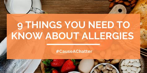 9 Things You Need To Know About Allergies Causeachatter