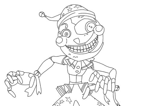 Printable Moondrop Fnaf Coloring Pages Coloring Cool