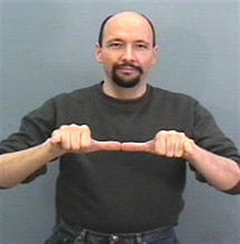 If you are talking about american sign language, the sign is made by using your index finger to point downward. "measure" American Sign Language (ASL)