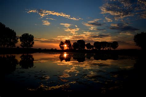 Free Images Sunset Reflection Nature Water Natural Landscape