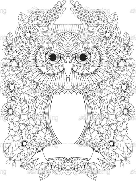 mandala owl coloring pages colored coloring pages  coloring books   significant