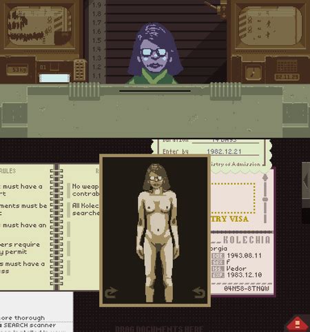 Nudity Returns To Papers Please Following Apple Mistake Says