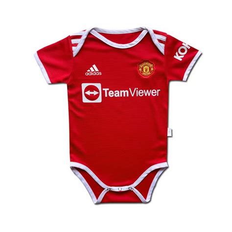 2021 2022 Manchester United Home Baby Grow Baby Onesie Jersey