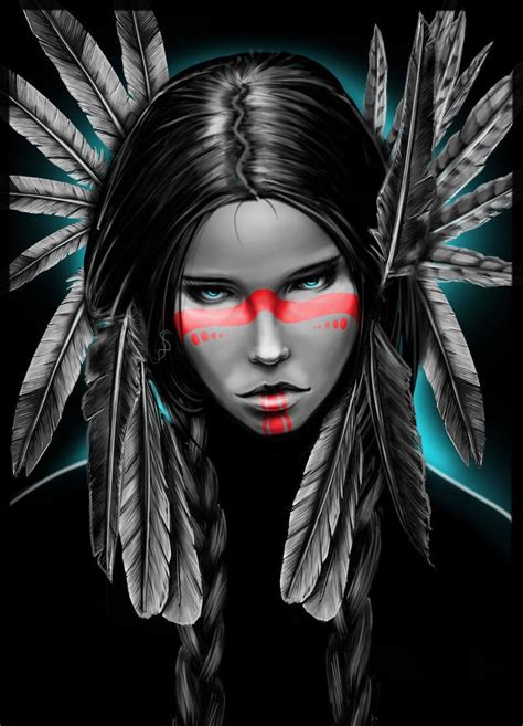 Apache Native American Drawing Native American Girls Native American Headdress