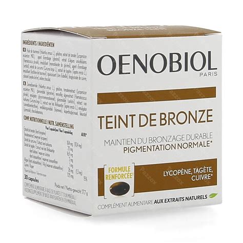 Oenobiol Bronze Teint 30 Gelules Pazzox Pharmacie En Ligne