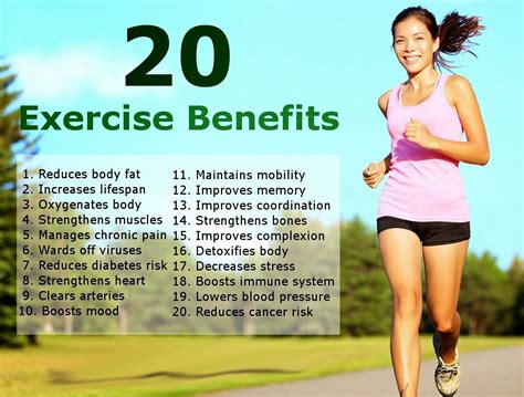 20 Exercise Benefits Benefits Of Exercise Detoxify Body Exercise