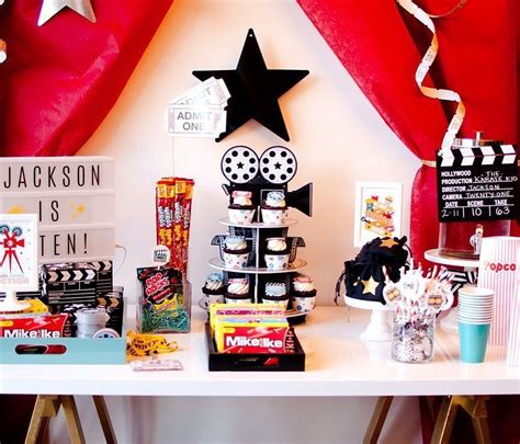 🎬lights Camera Action This Movie Themed Birthday Party Idea From