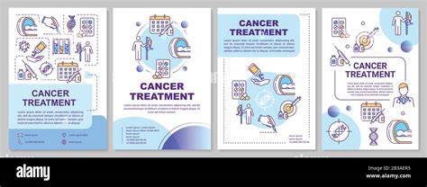 Cancer Treatment Brochure Template Chemotherapy Flyer Booklet