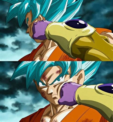 Goku Ssj Blue Vs Golden Freezer Anime Dragon Ball Dragon Ball Goku