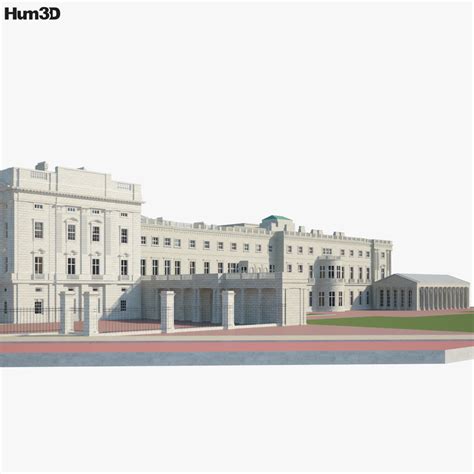 Buckingham Palace 3d Model Architecture On Hum3d
