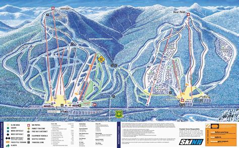 New England Ski Mountain Map Secretmuseum