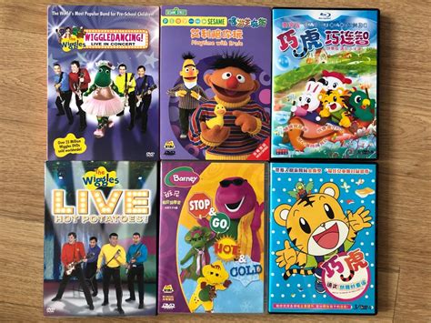 Barney Sesame The Wiggles Dvd 興趣及遊戲 書本 And 文具 小說 And 故事書 Carousell