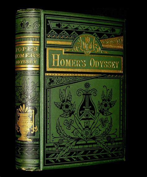 1883 Rare Book The Odyssey Of Homer Translated By Pope With Flaxmans