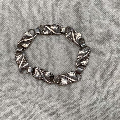Vintage 830s Bracelet Silver Danish S