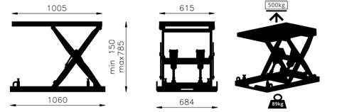 Diy Scissor Lift Table Download 3d And 2d Cad Complete Documentation