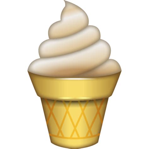 Ice Cream Emoji Ice Cream Cute Yogurt Ice Cream Waffle Bowl Waffle