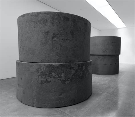 Richard Serra “inverted” 2019 Forged Steel Four Rounds Installed
